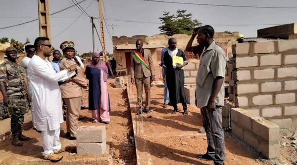 visite des travaux des chantiers financés par le projet PDREAS.